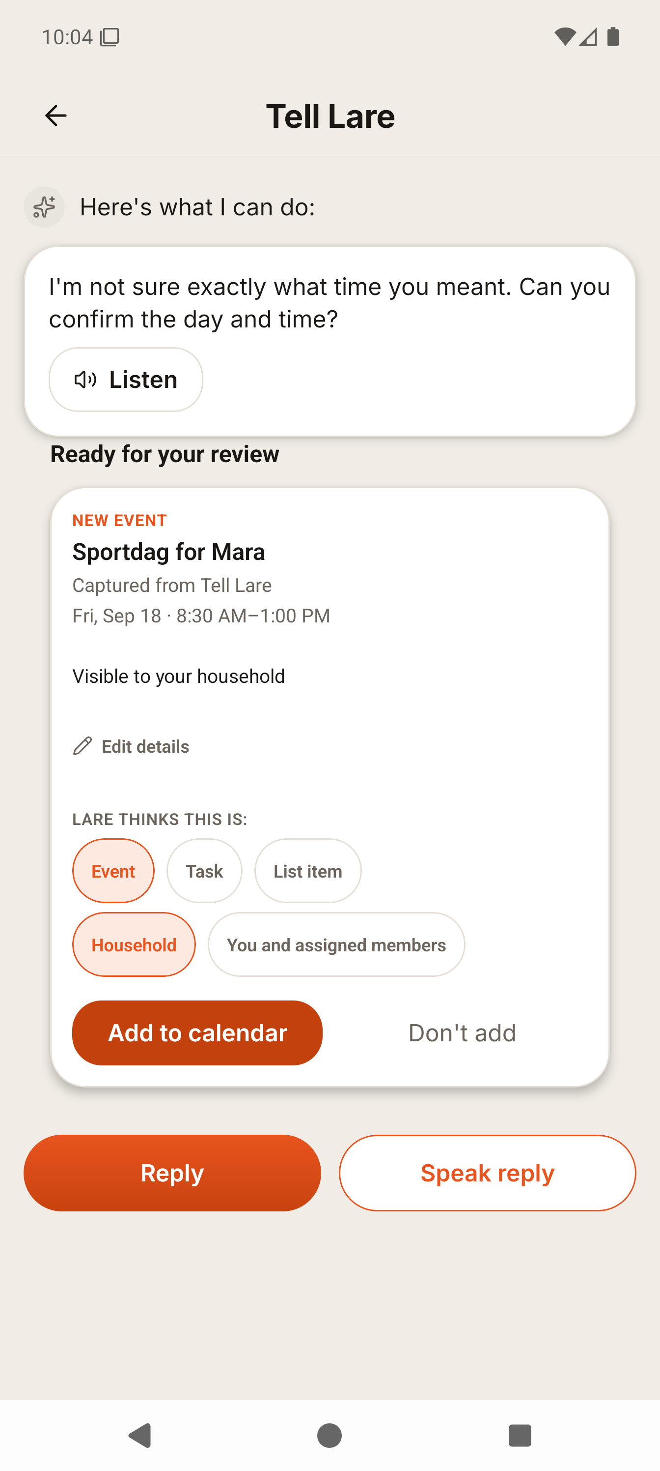 2. Wat Lare vond. Schermopname uit de Larevio-app